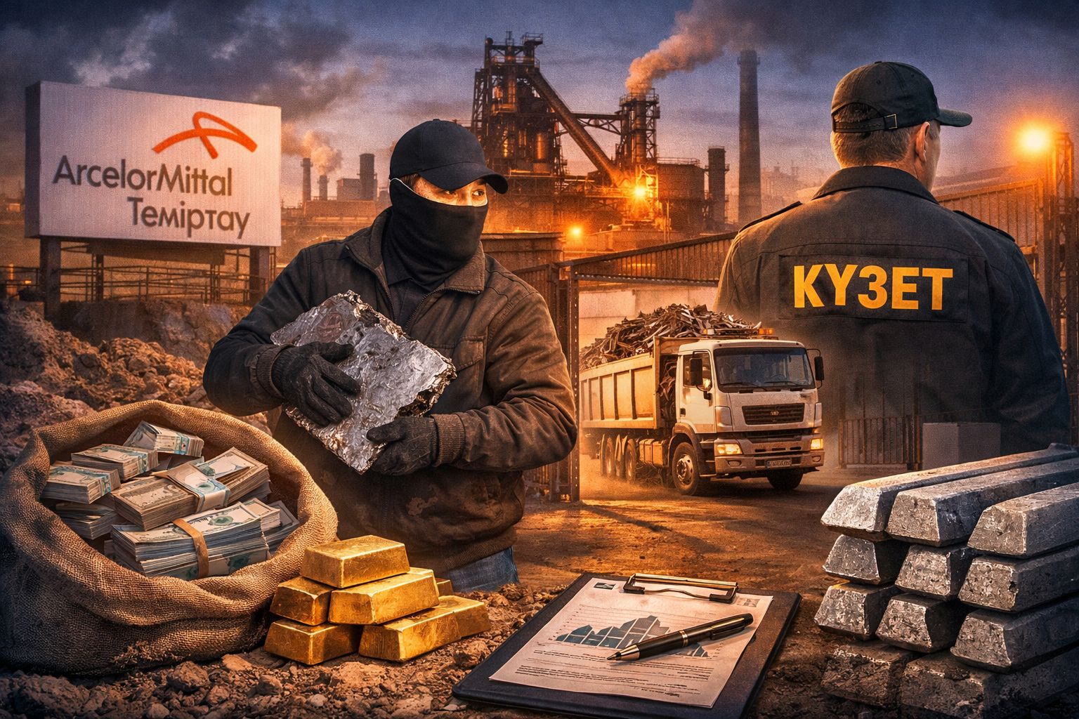 «АрселорМиттал Теміртау» ісі: ҚМА 1,8 млрд теңгенің ұрлығын тергеп жатыр