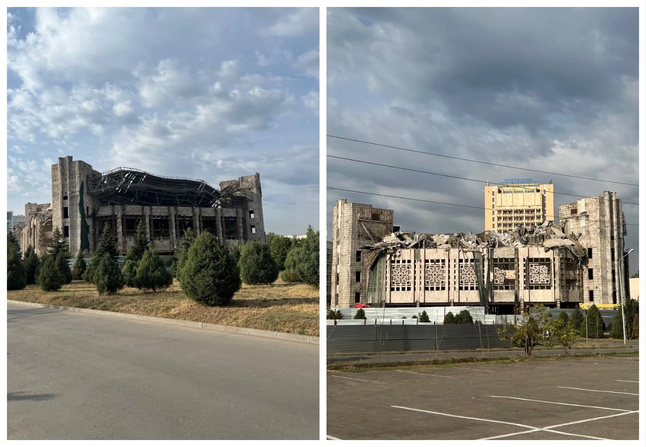 30 жыл жөндеу көрмеген: ҚазҰУ-дағы Студенттер сарайының бір бөлігі қирап қалды