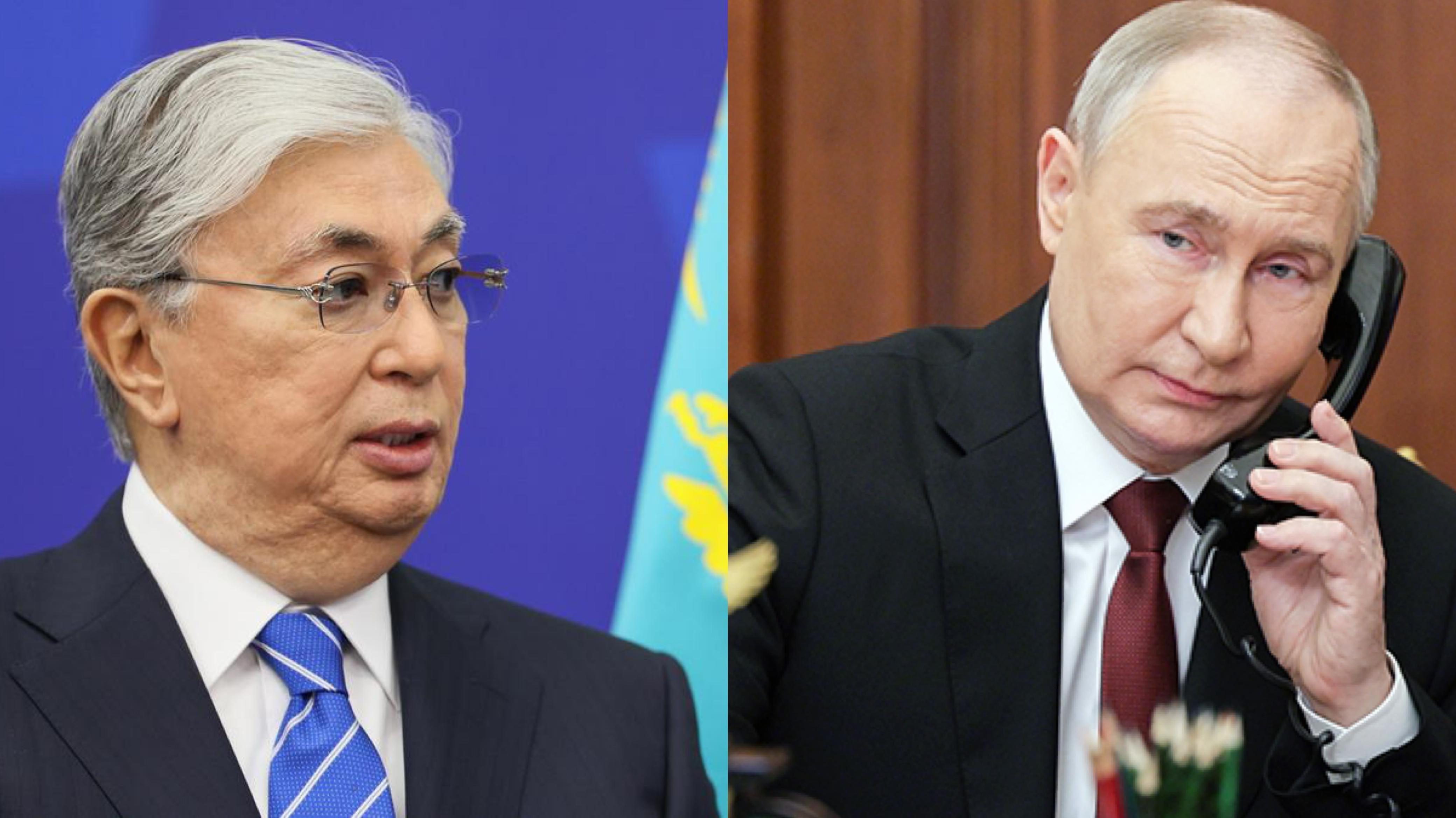 Тоқаев пен Путин телефон арқылы сөйлесті