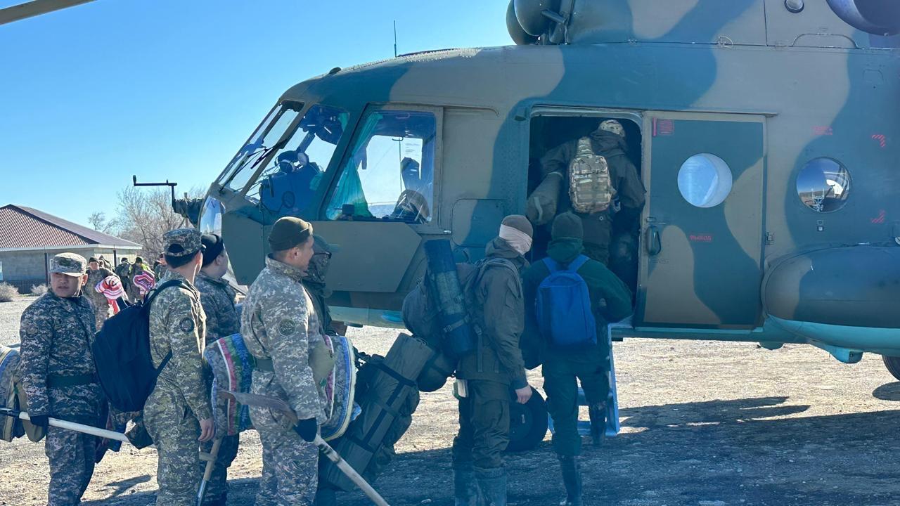 Ақтөбедегі құтқару шараларына әскери қызметшілер тартылды