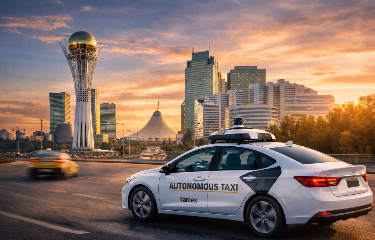 2026 жылдан бастап Астанада жүргізушісіз такси қызметі іске қосылады