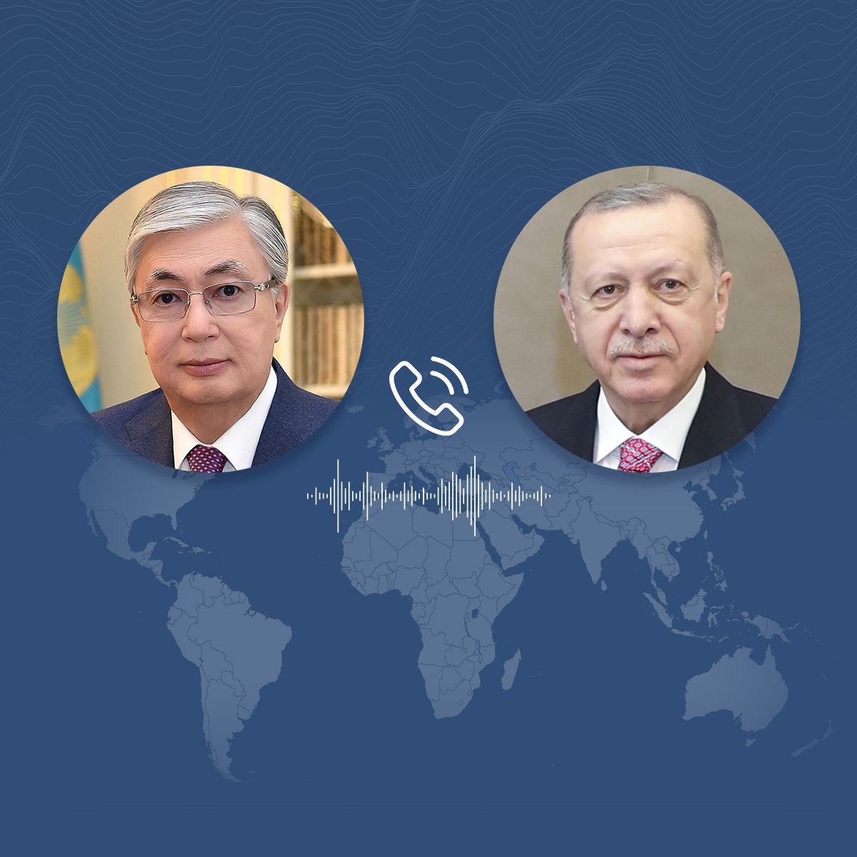 Мемлекет басшысы Режеп Тайип Ердоғанды президент сайлауындағы жеңісімен құттықтады