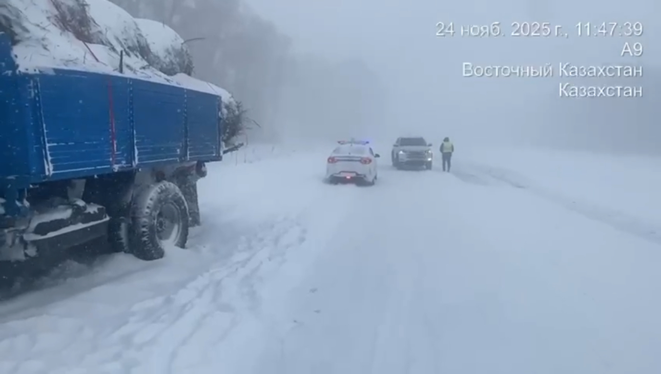 Шығыс Қазақстанда боран: ТЖМ сақ болуға ескертеді