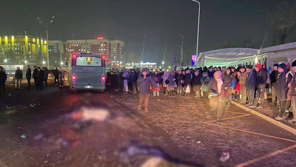 Алматыдағы апат: Автобус жүргізушісін ұрған жолаушы ұсталды