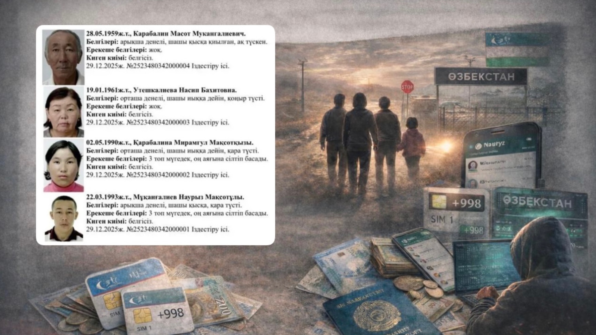 Атырауда жоғалған отбасыға қатысты бейресми деректер оқиғаны одан әрі шиеленістірді