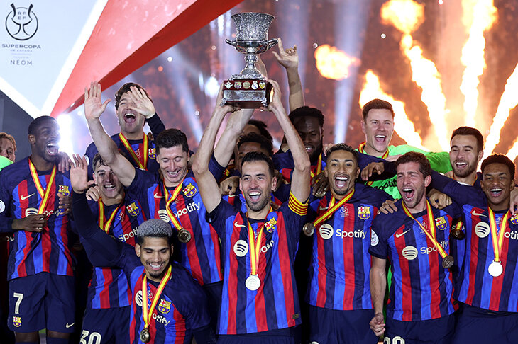 Барселона  Испания Суперкубогын жеңіп алды