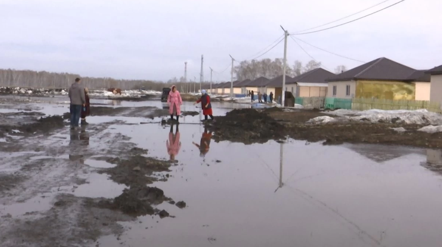 Тұрғындар дабыл қағуда: СҚО-ның Чапаева ауылын су басты